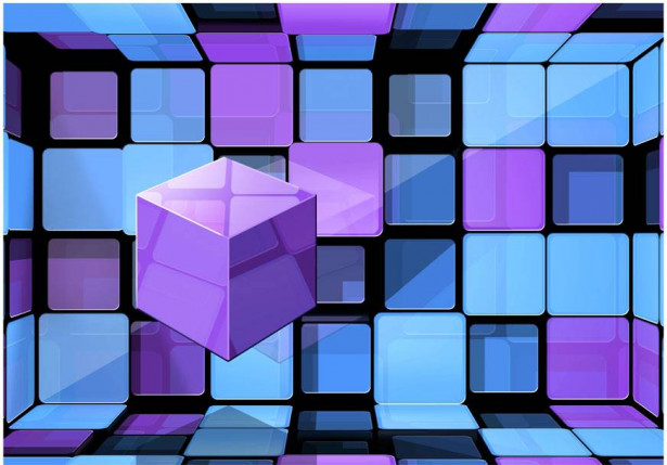 Kuvatapetti Artgeist Rubik's cube: variation, eri kokoja
