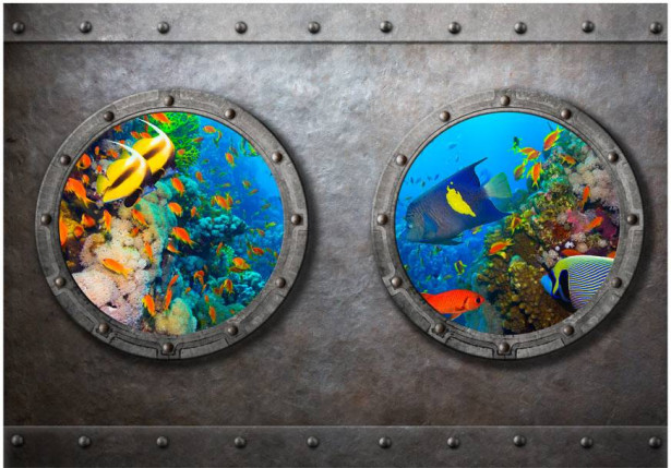 Kuvatapetti Artgeist Window to the underwater world, eri kokoja
