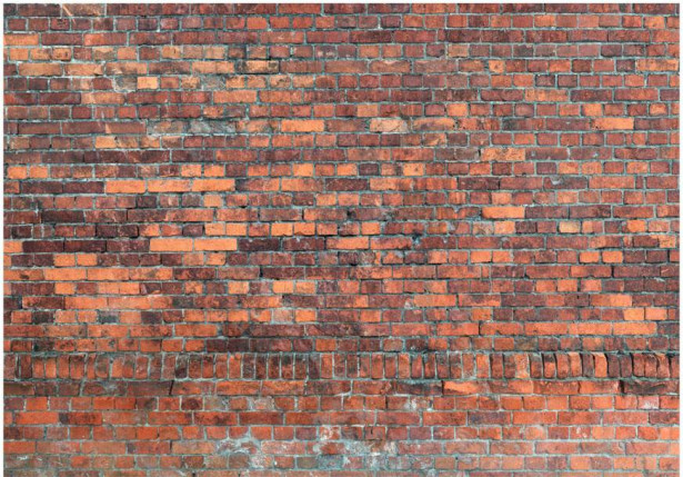 Kuvatapetti Artgeist Vintage Wall - Red Brick, eri kokoja