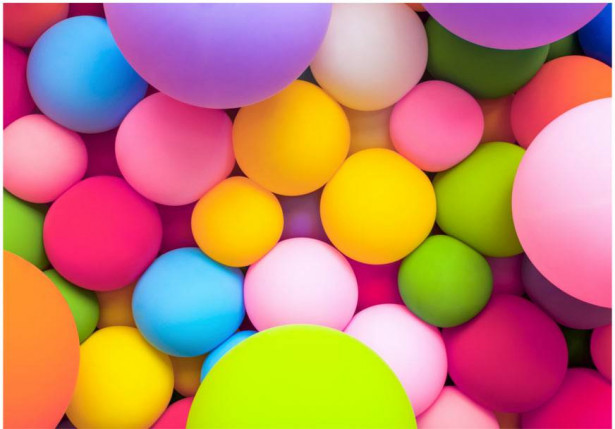 Kuvatapetti Artgeist Colourful Balls, eri kokoja