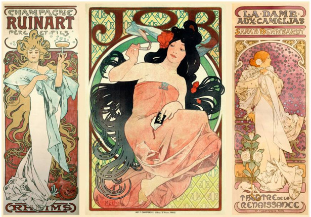 Kuvatapetti Artgeist Alphonse Mucha Women's, eri kokoja