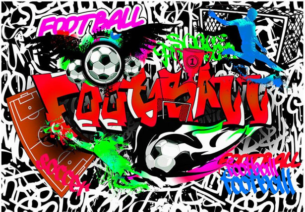 Kuvatapetti Artgeist Football Passion, eri kokoja