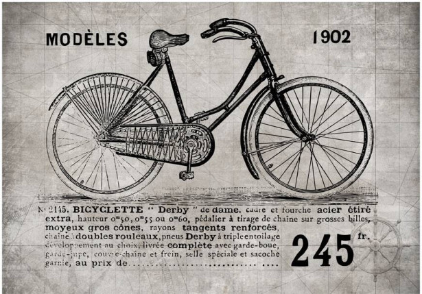 Kuvatapetti Artgeist Vintage Bicycle, eri kokoja