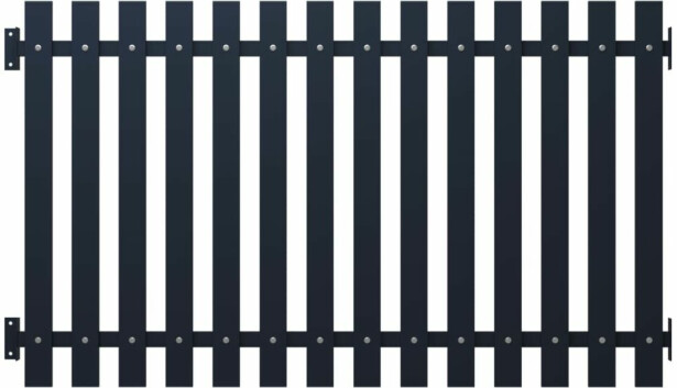 Aitapaneeli antrasiitti 170 5x100 cm jauhemaalattu teräs