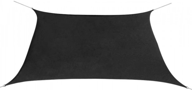 Aurinkopurje oxford-kangas neliönmuotoinen 2x2 m antrasiitti_1