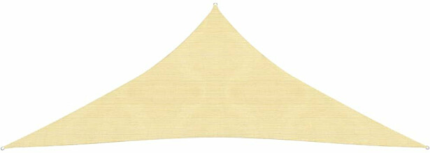 Aurinkovarjo purje hdpe kolmikulmainen 5x5x5 m beige_1