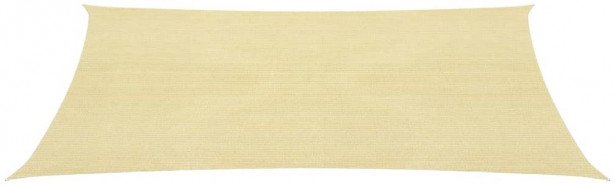 Aurinkovarjo purje hdpe neliö 3.6x3.6 m beige_1