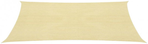 Aurinkovarjo purje hdpe neliö 3.6x3.6 m beige_1