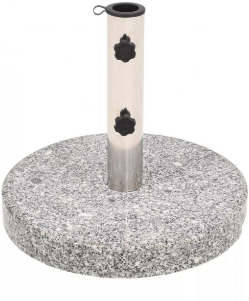 Aurinkovarjon alusta graniitti pyöreä 22 kg_1