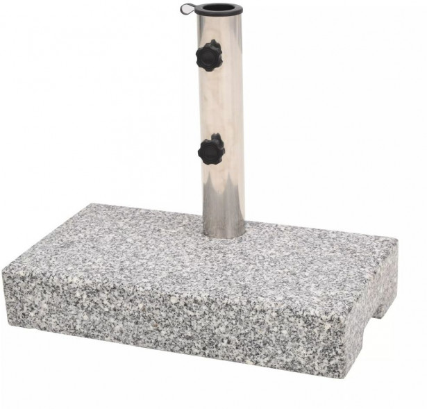 Aurinkovarjon alusta graniitti suorakaide 25 kg_1