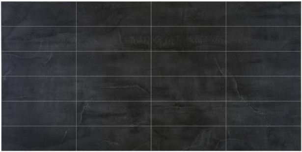 Välitilanlevy Berry Alloc Kitchen Wall, Black Velvet 100 x 300 mm:n kuviolla