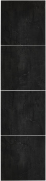 Märkätilalevy Berry Alloc Wall&Water, Black Velvet Satin 600 x 600 mm:n kuviolla