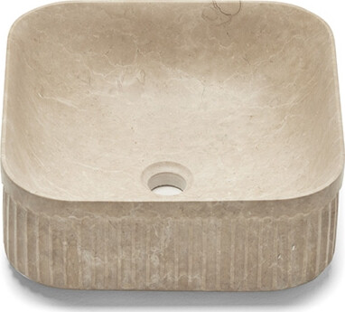 Malja-allas Bathco Striae, 390x390mm, beige