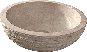 Malja-allas Bathco Puket, Ø450mm, beige
