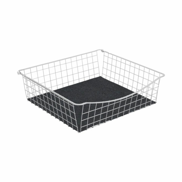 Laatikkomatto lankakoriin Beslag Design, 425x260mm, harmaa