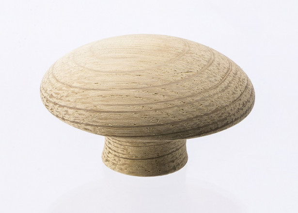 Nuppivedin Beslag Design Mushroom, Ø50x29mm, puuvalmis tammi
