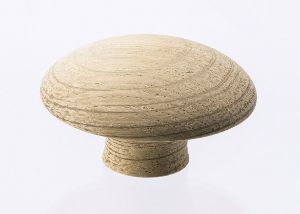 Nuppivedin Beslag Design Mushroom, Ø50x29mm, puuvalmis tammi