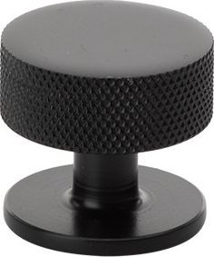 Nuppivedin Beslag Design Crest, Ø32x28mm, musta