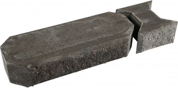Muurikivi Beto-vallimuuri, kansipari, 560x200x100mm, musta