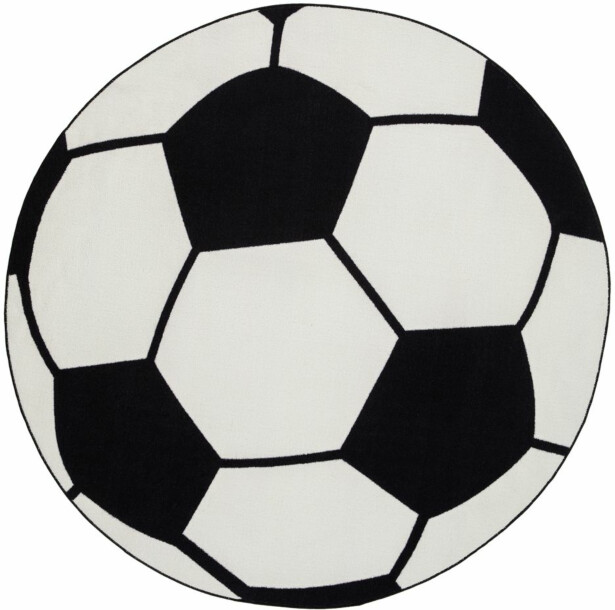 Pyöreä matto Benina Play Football Ø133cm pellava