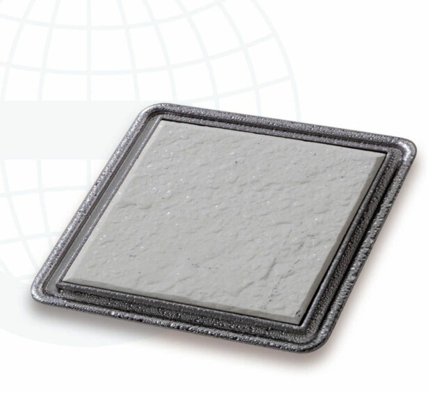 Lattiakaivo Euroshrink Kit Ceramic rst 110x110mm, laattakansi, kiiltävä teräs