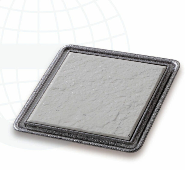 Lattiakaivo Euroshrink Kit Ceramic rst 110x110mm, laattakansi, kiiltävä teräs