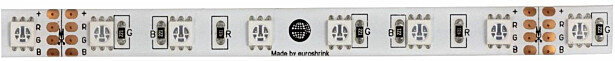 LED-nauha Euroshrink 5m, IP65, RGB/monivärinauha, 60LED/10W/metri, DC24V
