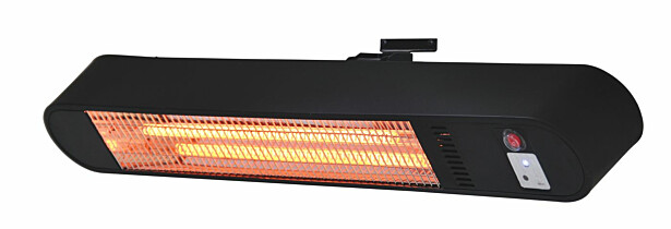 Terassilämmitin Emax Heating, kvartsi, hiilikuituputkella, 1400W, mattamusta