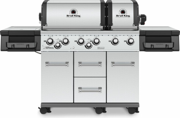 Kaasugrilli Broil King Imperial XLS SS, 6 poltinta, sivukeitin, varraspaahdin