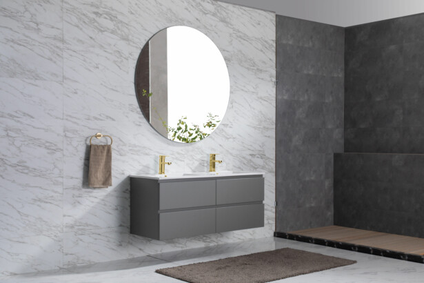Allaskaappi ja pesuallas Bathlife Eufori 1200, harmaa