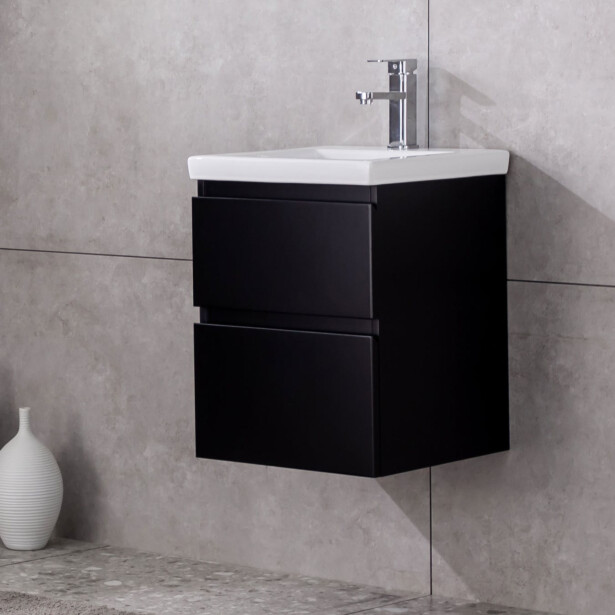 Allaskaappi altaalla Bathlife Eufori 400, musta