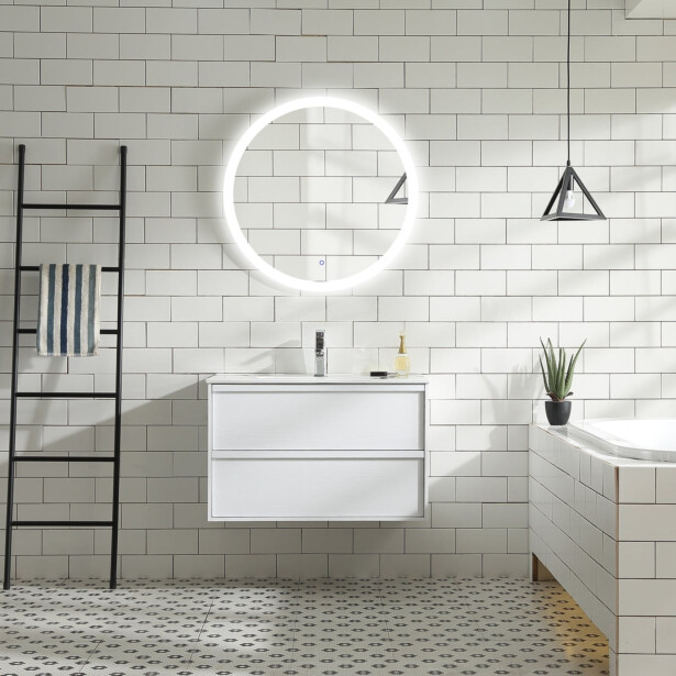 Allaskaappi altaalla Bathlife Rus 800, valkoinen