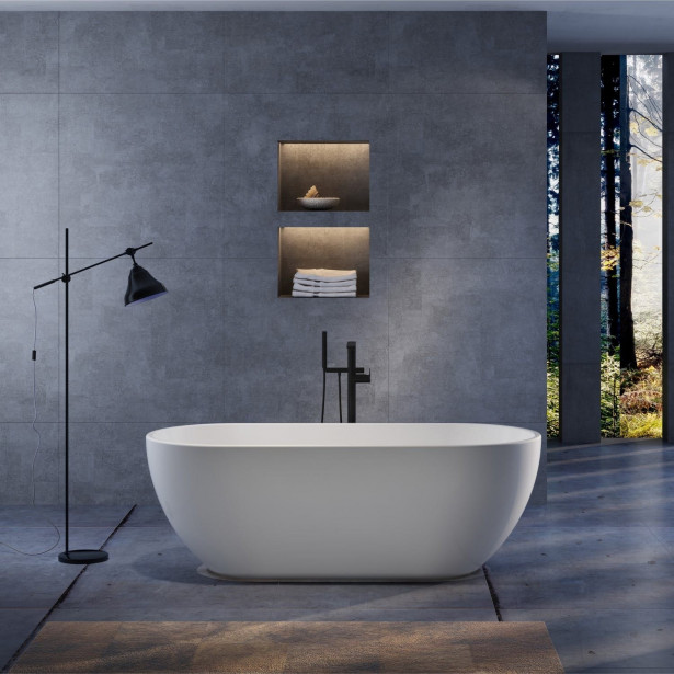 Kylpyamme Bathlife Trygg, 1520x750mm, valkoinen