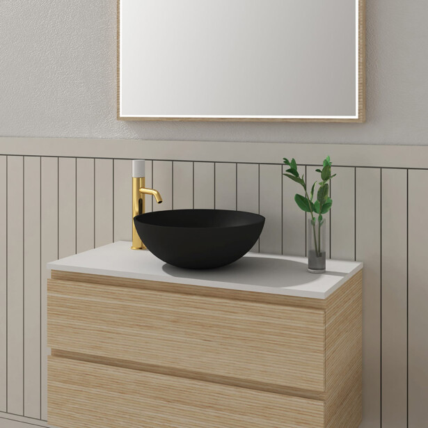 Pesuallas Bathlife Gedigen, Ø420mm, mattamusta