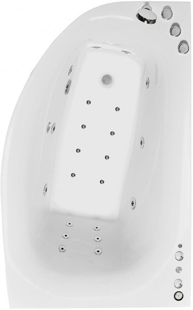 Poreamme Bathlife Trivsam Premium, 1600x1000mm, oikea, valkoinen