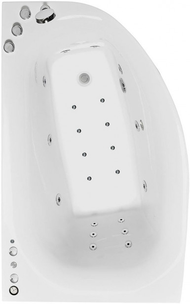 Poreamme Bathlife Trivsam Premium, 1600x1000mm, vasen, valkoinen