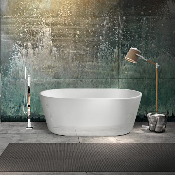 Kylpyamme Bathlife Lugn, 1600x800mm, valkoinen