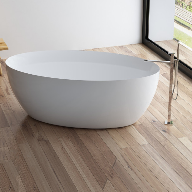 Kylpyamme Bathlife Modern, 1600x850mm, valkoinen