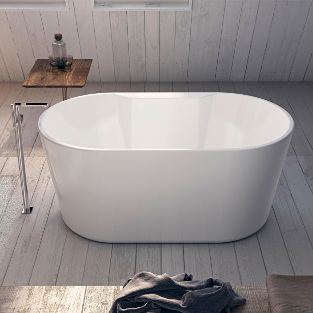 Kylpyamme Bathlife Hipp, 1410x800mm, valkoinen