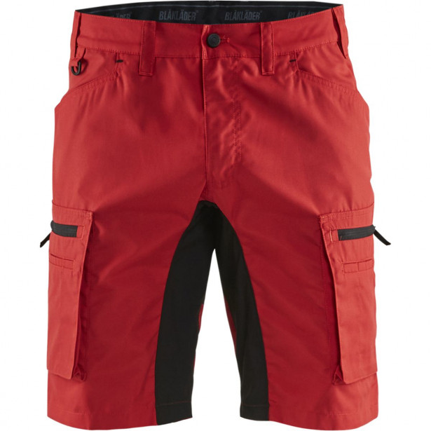 Shortsit Blåkläder 1449 Stretch, punainen/musta