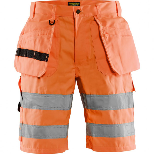 Riipputaskushortsit Blåkläder 1535 Highvis, huomio-oranssi