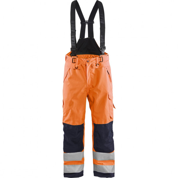 Kuorihousut Blåkläder 1867 Highvis, huomio-oranssi/sininen