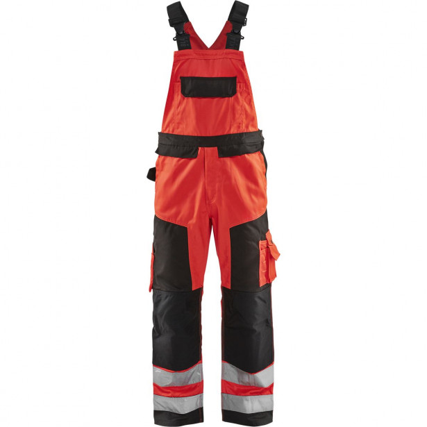 Lappuhaalari Blåkläder 2660 Highvis, huomiopunainen/musta