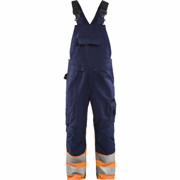 Lappuhaalari Blåkläder 2662 Highvis, mariininsininen/huomio-oranssi