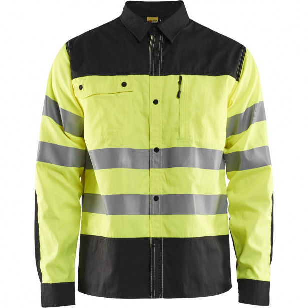 Huomiopaita Blåkläder 3255 Highvis, huomiokeltainen/musta