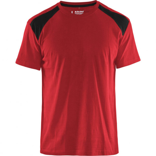 T-paita Blåkläder 3379, punainen/musta