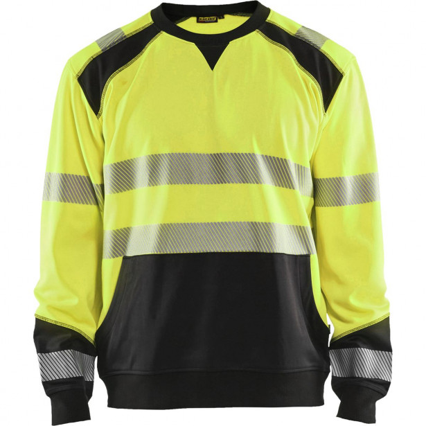 Collegepaita Blåkläder 3541 Highvis, huomiokeltainen/musta