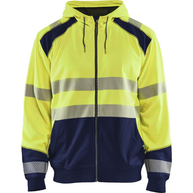 Huppari Blåkläder 3546 Highvis, huomiokeltainen/sininen