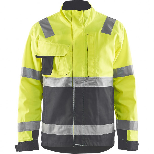 Huomiotakki Blåkläder 4064 Highvis, huomiokeltainen/harmaa