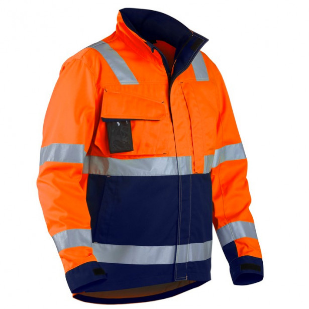 Takki Blåkläder 4064 Highvis, oranssi/mariininsininen